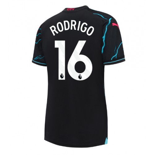 Maillot de foot Manchester City Rodri Hernandez #16 Troisième Femmes 2023-24 Manches Courte
